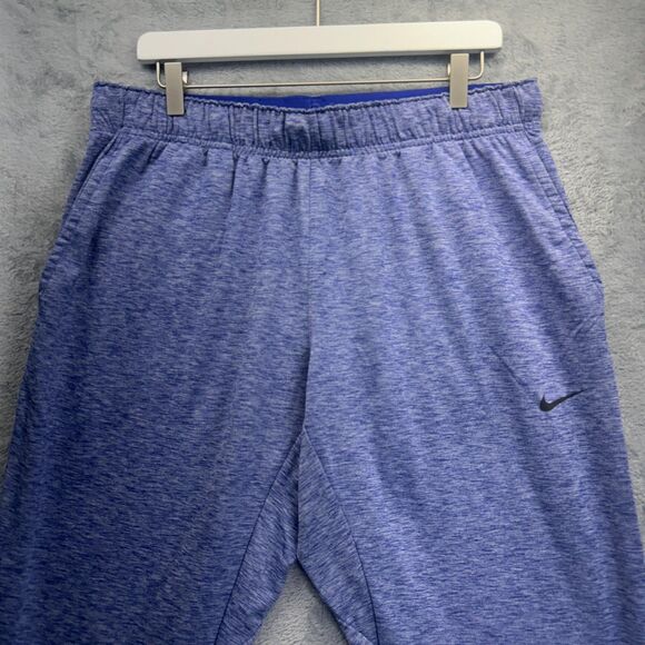 Nike Dri-Fit Pants Mens XL Blue Standard Fit Joggers Athletic Training Lounge - Picture 12 of 13